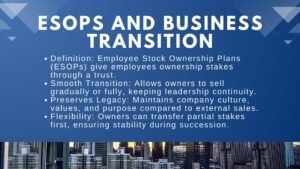 How ESOPs Support Business Transition and Retention