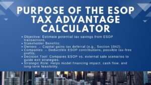 How the ESOP Tax Advantage Calculator Works