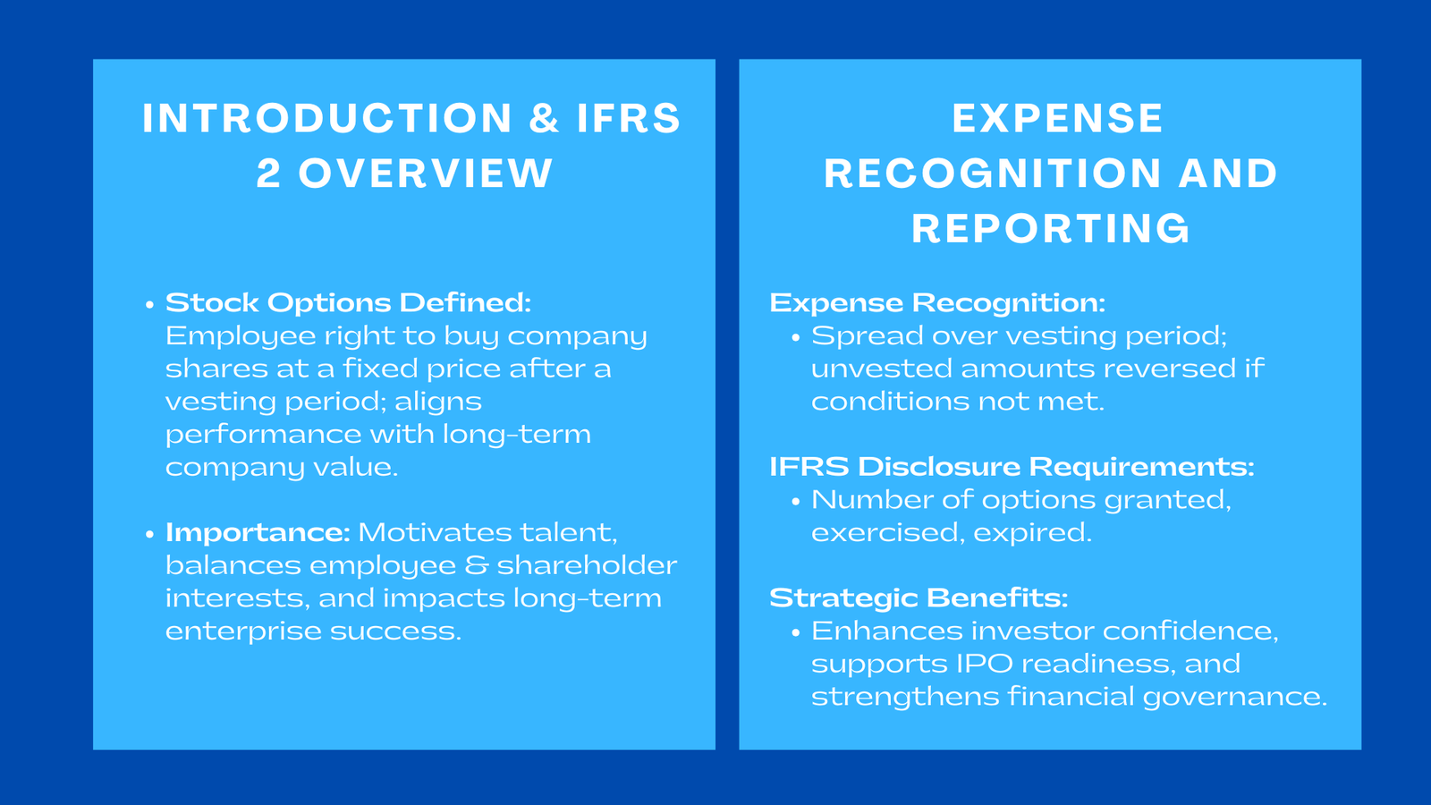 Accounting Treatment for Stock Options