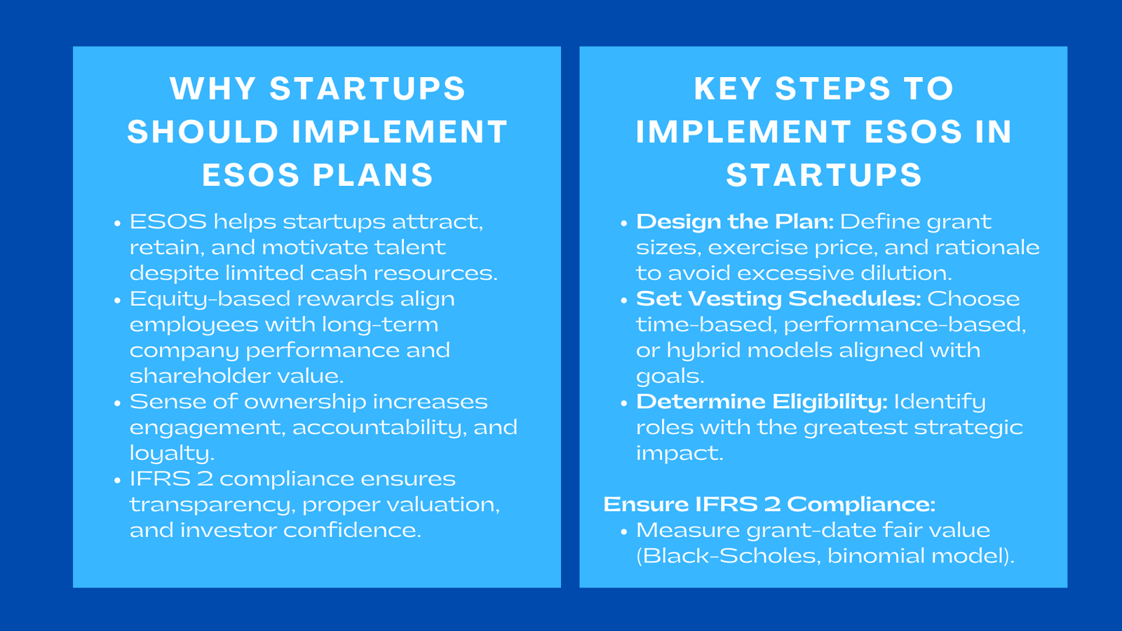 How Startups Can Implement ESOS Plans